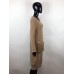 Kleid/Longpullover mit Fake Fur & Perlen